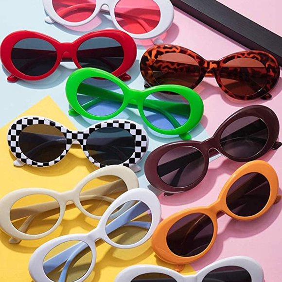 Thick Frame Colorful Sunglasses ( Dozen) - Picture 1 of 4